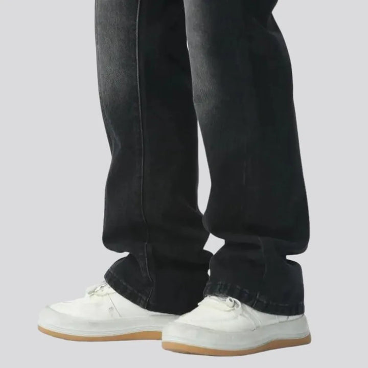 Front-seams vintage jeans
 for men