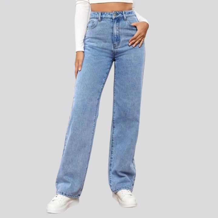 Vintage stonewashed jeans
 for ladies