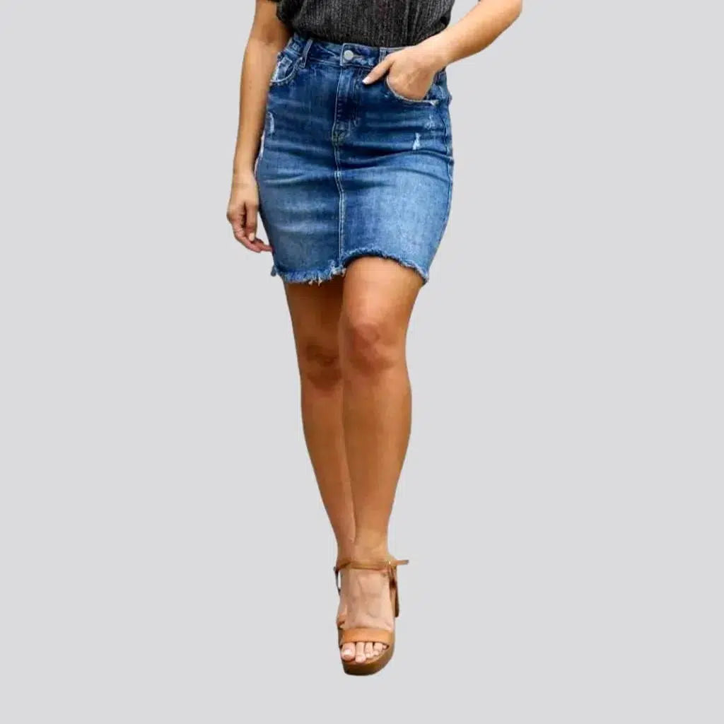 Body-con vintage jean skirt for women | Jeans4you.shop
