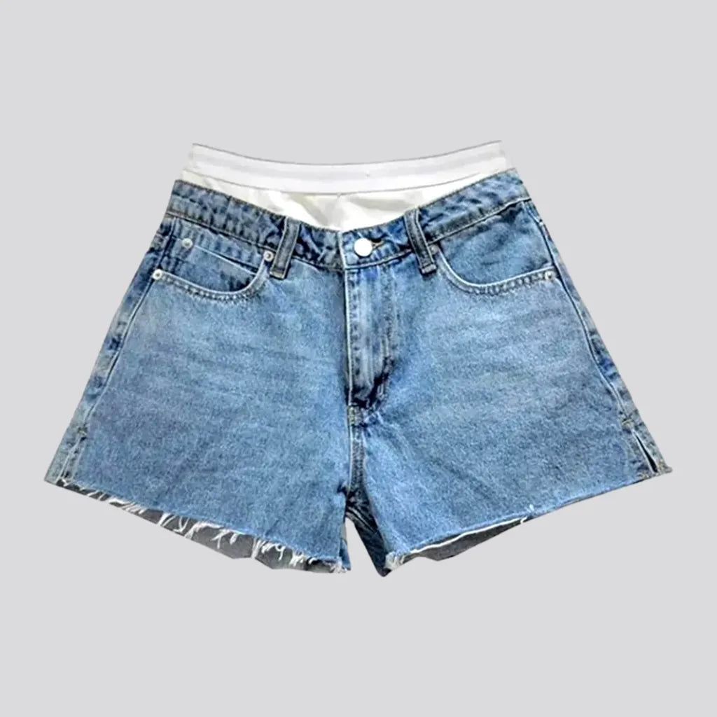 Elastic-waist men's denim shorts | Jeans4you.shop