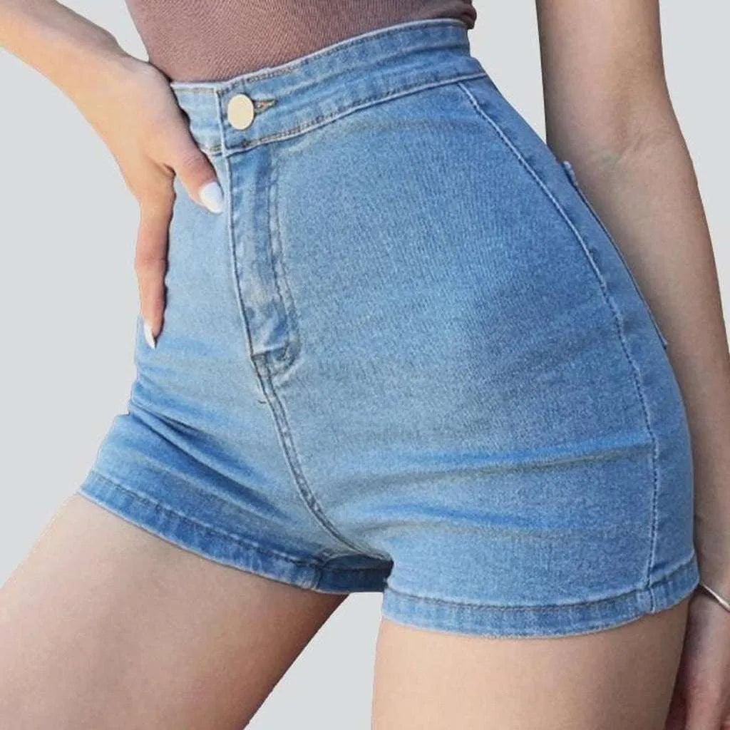 Jean shorts with pockets showing hotsell