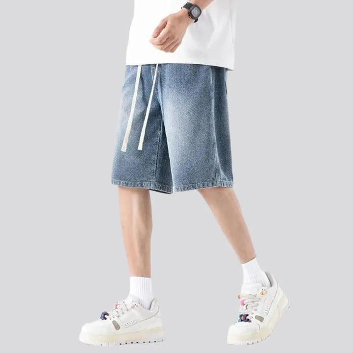 Baggy fashion men's jean shorts