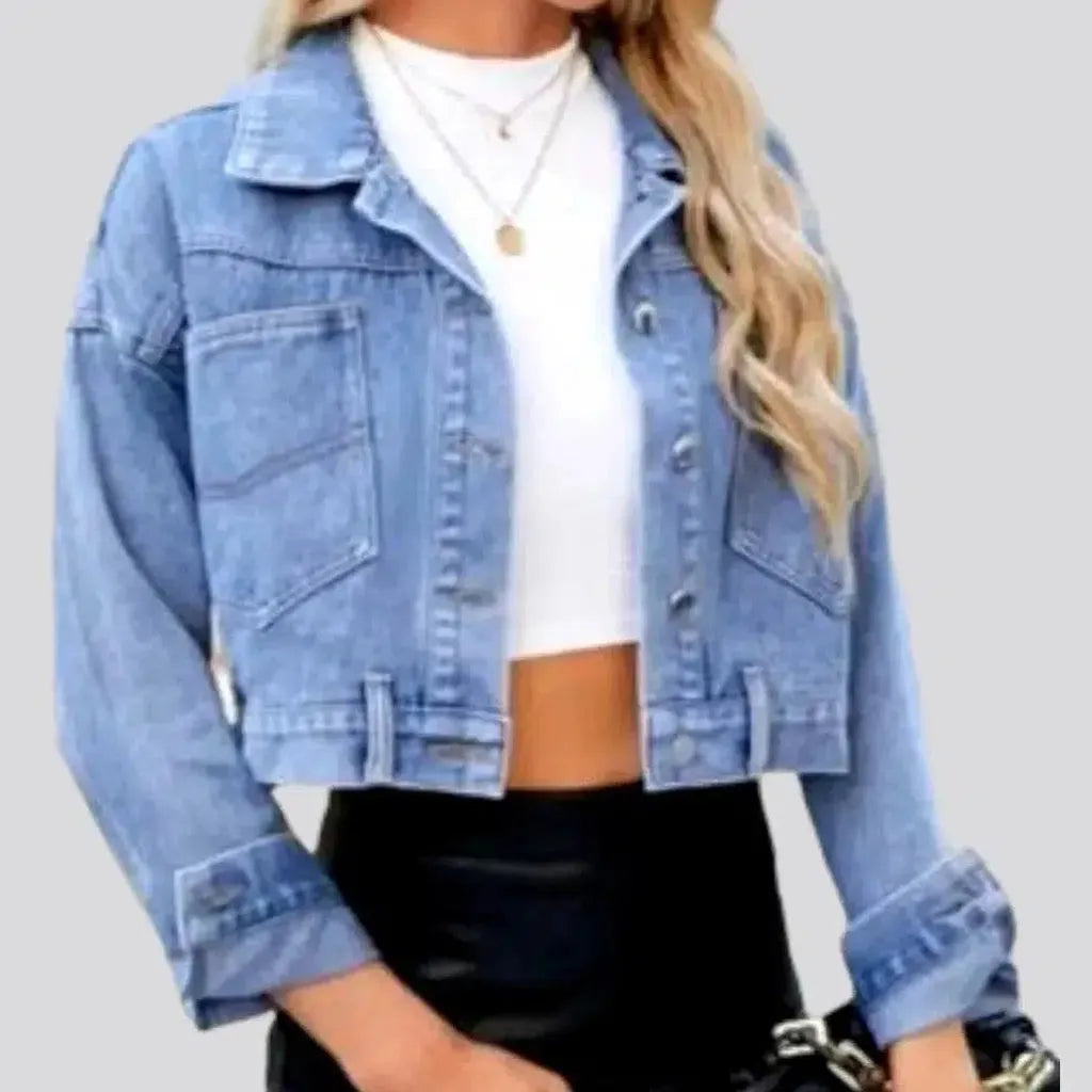 Stonewashed denim jacket
 for women | Jeans4you.shop