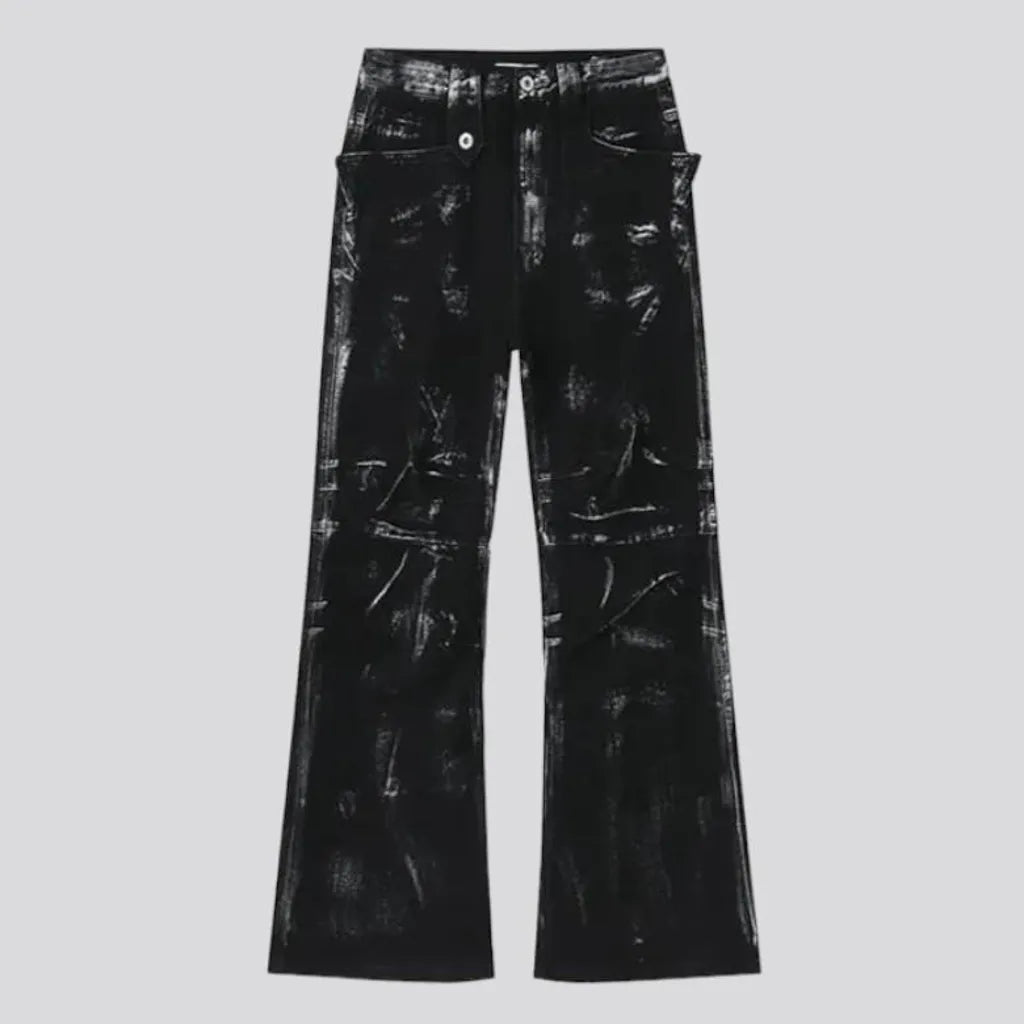 Y2k men's black jeans | Jeans4you.shop