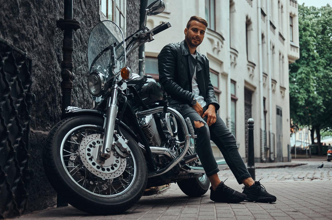 Amazing Denim Biker Pants Styling Ideas for Men | Jeans4you.shop