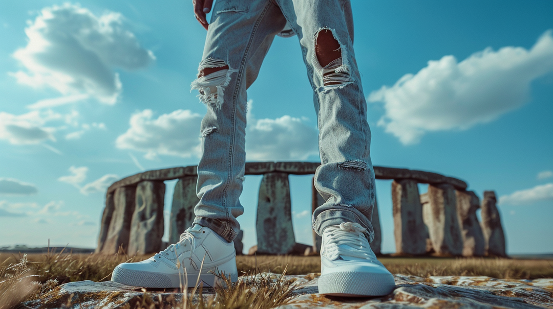 Embrace the Fusion: Men's Grey Ripped Jeans | Jeans4you.shop