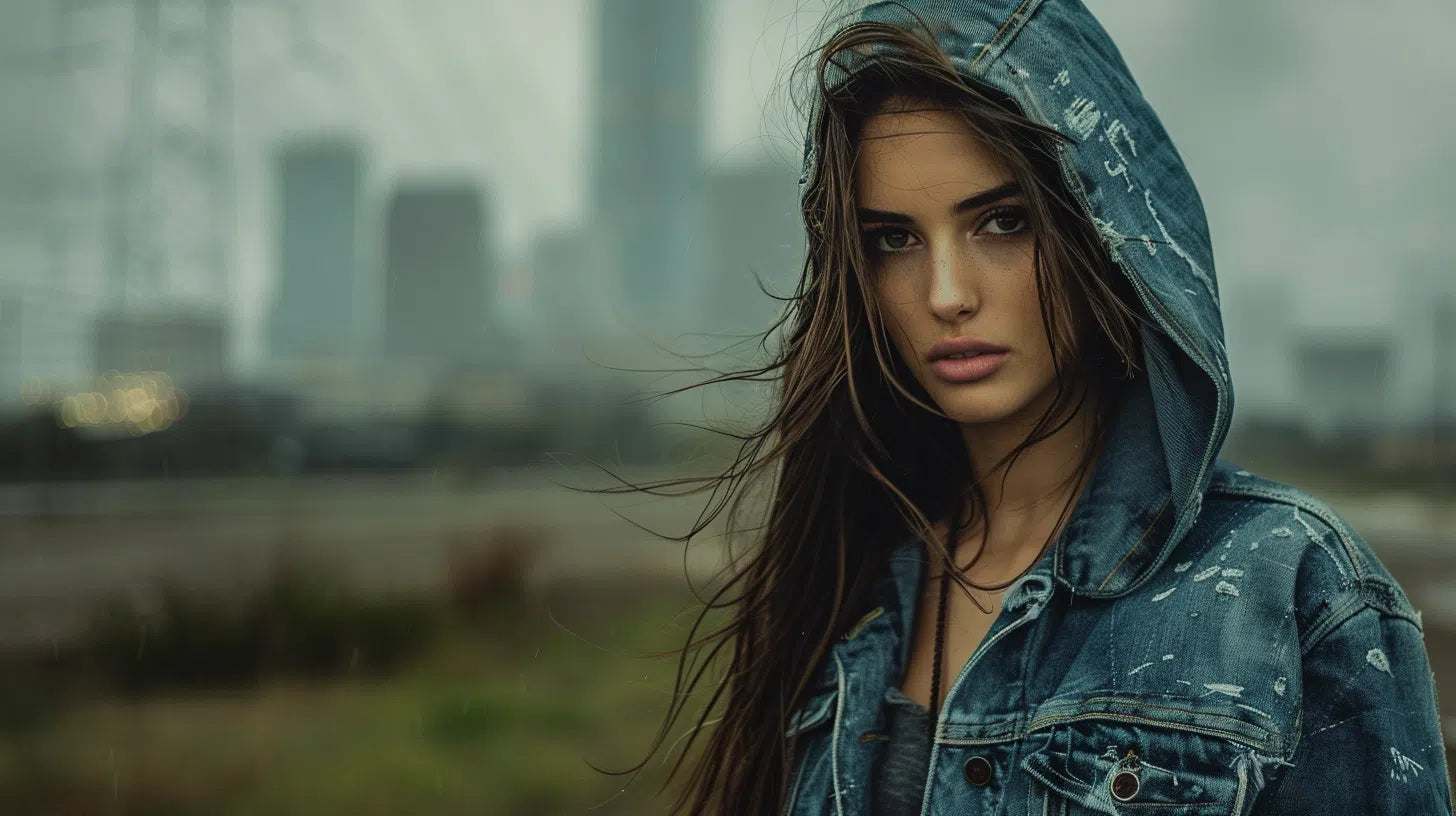 The Allure of Women's Hooded Jeans Jackets in Fashion Photography | Jeans4you.shop