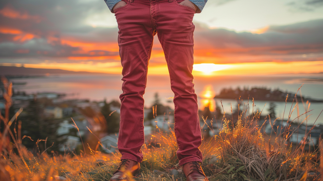 The Bold Statement of Men's Red Jeans | Jeans4you.shop