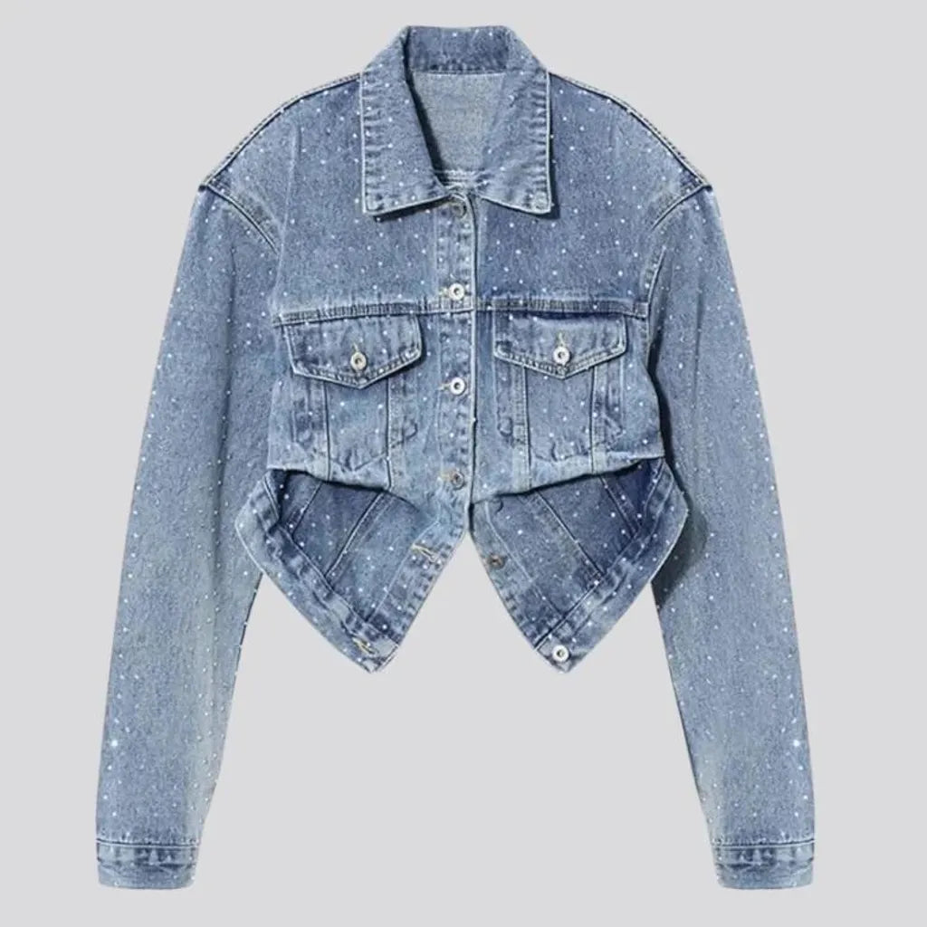 Fashion street style denim jacket for women