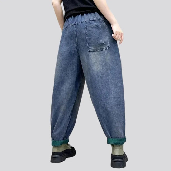 Fashion baggy jean pants
 for women