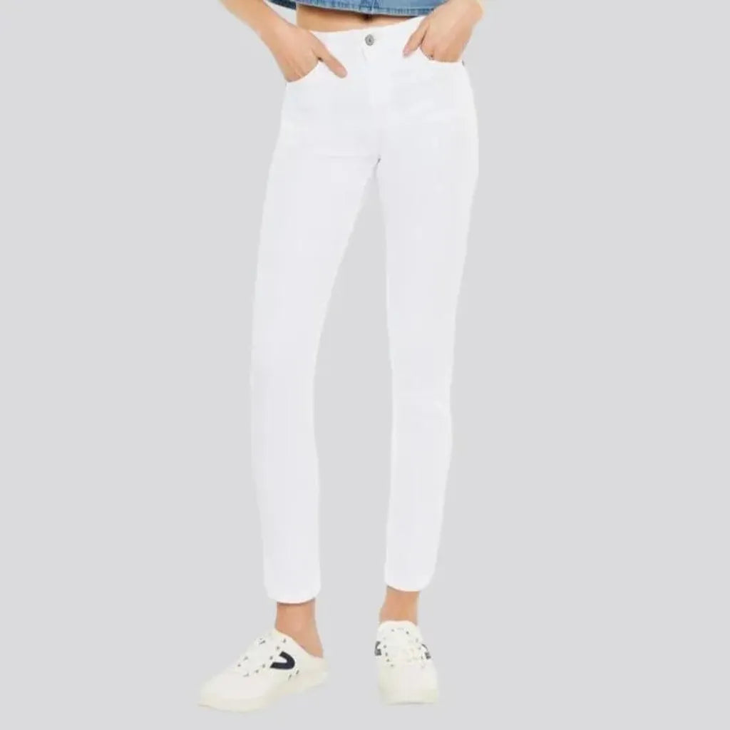 Women's white jeans