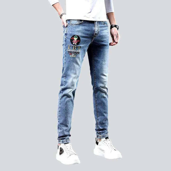 High-quality stretch men's jeans