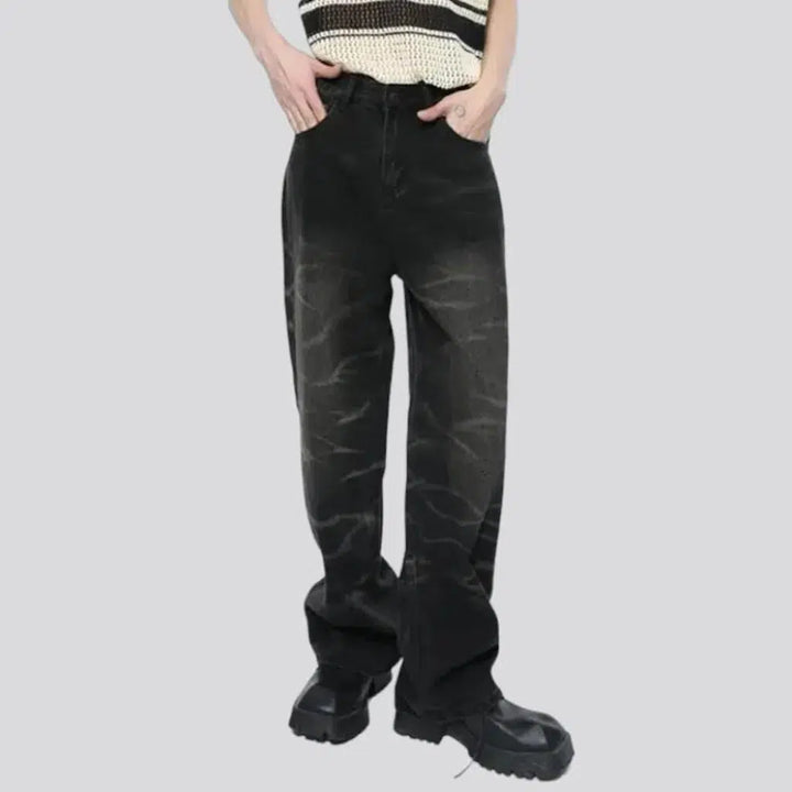Baggy whiskered jeans
 for men | Jeans4you.shop