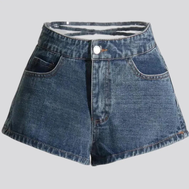 Fashion high women's jeans shorts