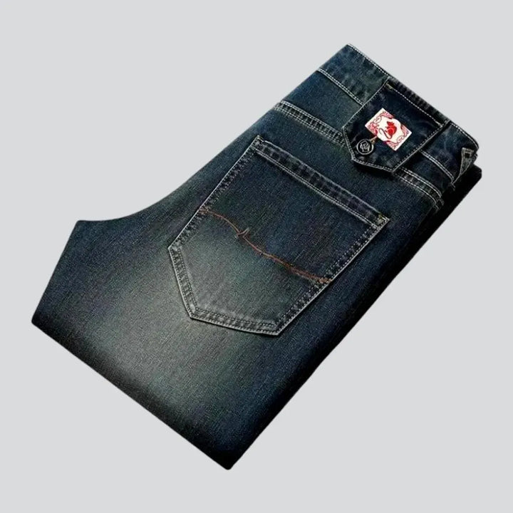 High rise stylish men's jeans