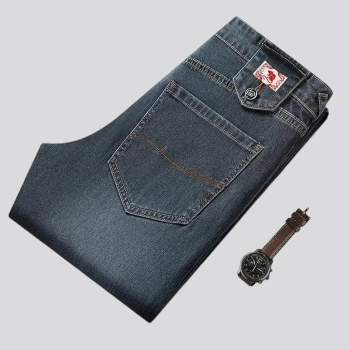 High rise stylish men's jeans