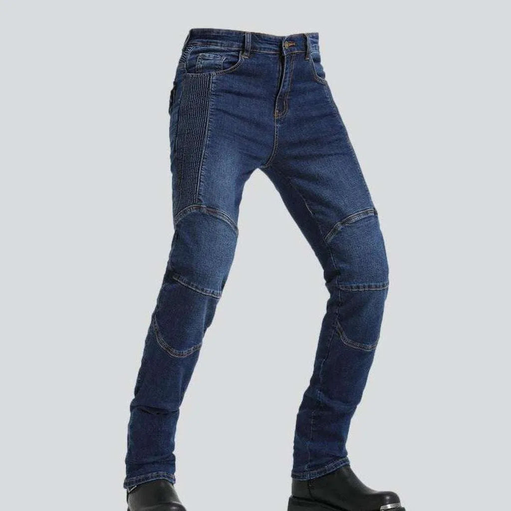 Wear resistant kevlar biker jeans
