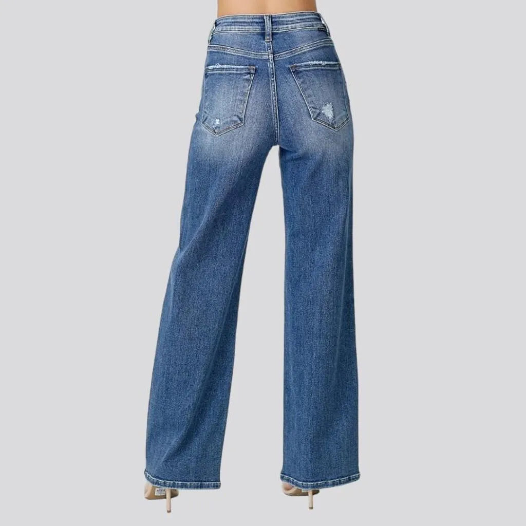 Women's torn jeans