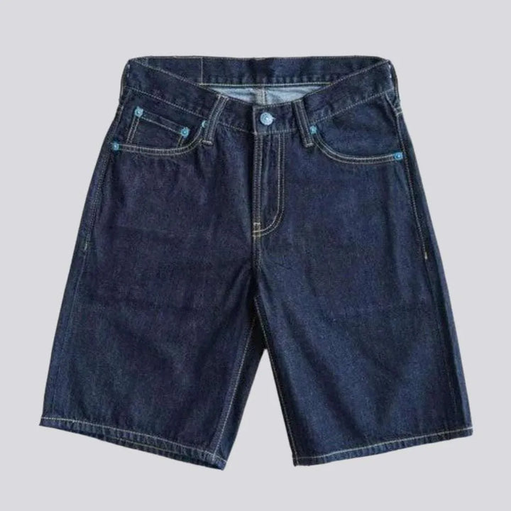 Selvedge 10oz men's jean shorts
