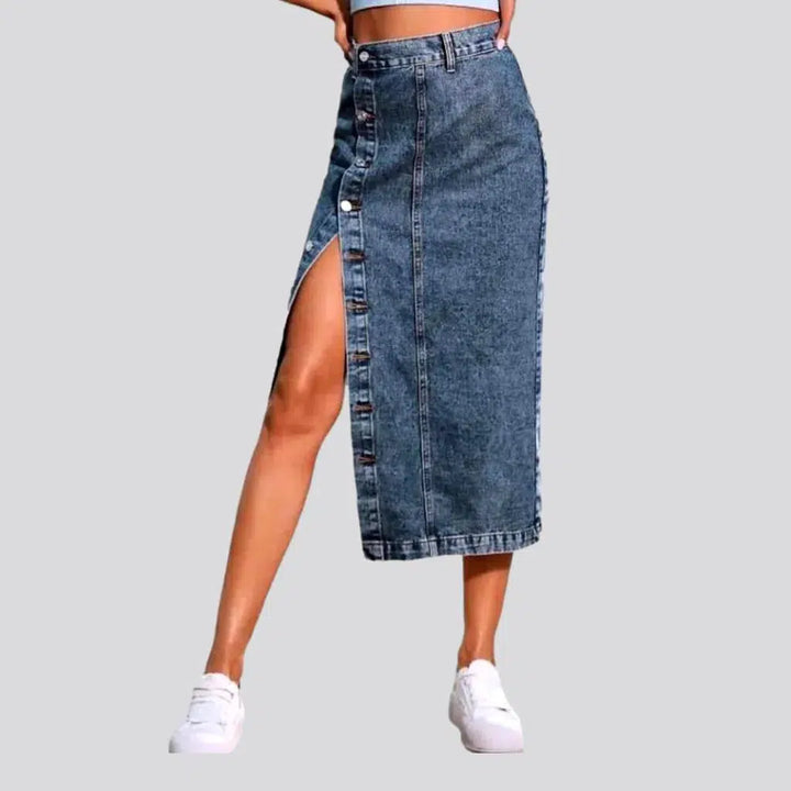 High-waist 90s denim skirt
 for women | Jeans4you.shop