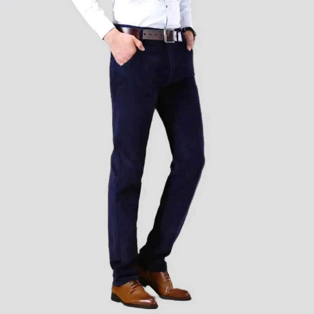 Street high-waist jeans
 for men