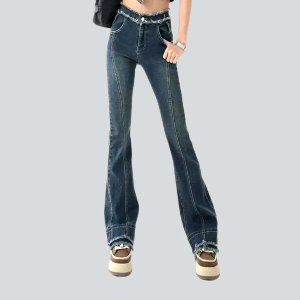 Street women's vintage jeans