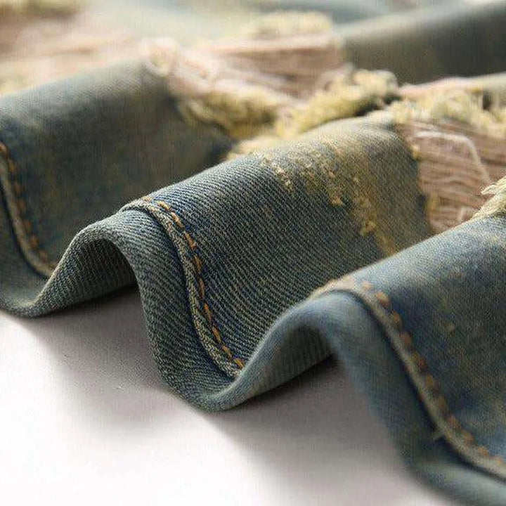 Vintage distressed men's jeans