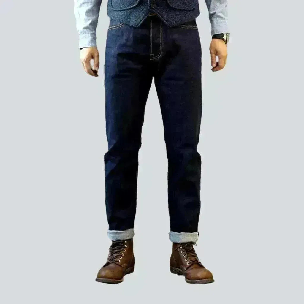 12oz self-edge jeans
 for men | Jeans4you.shop