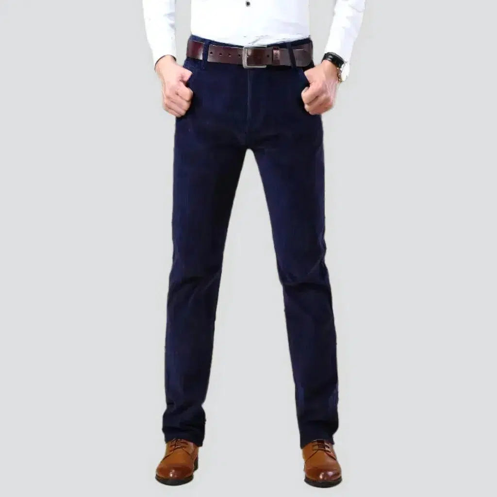Street high-waist jeans
 for men