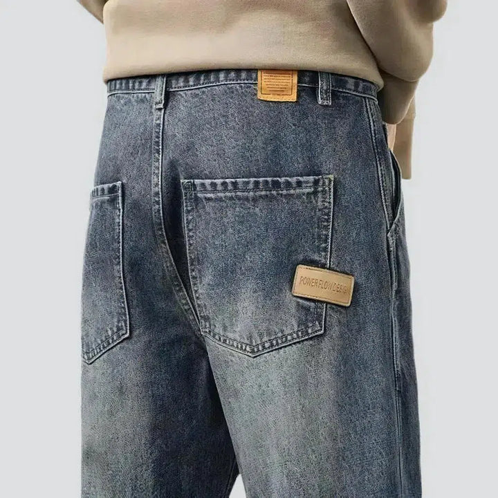 Baggy men's street jeans