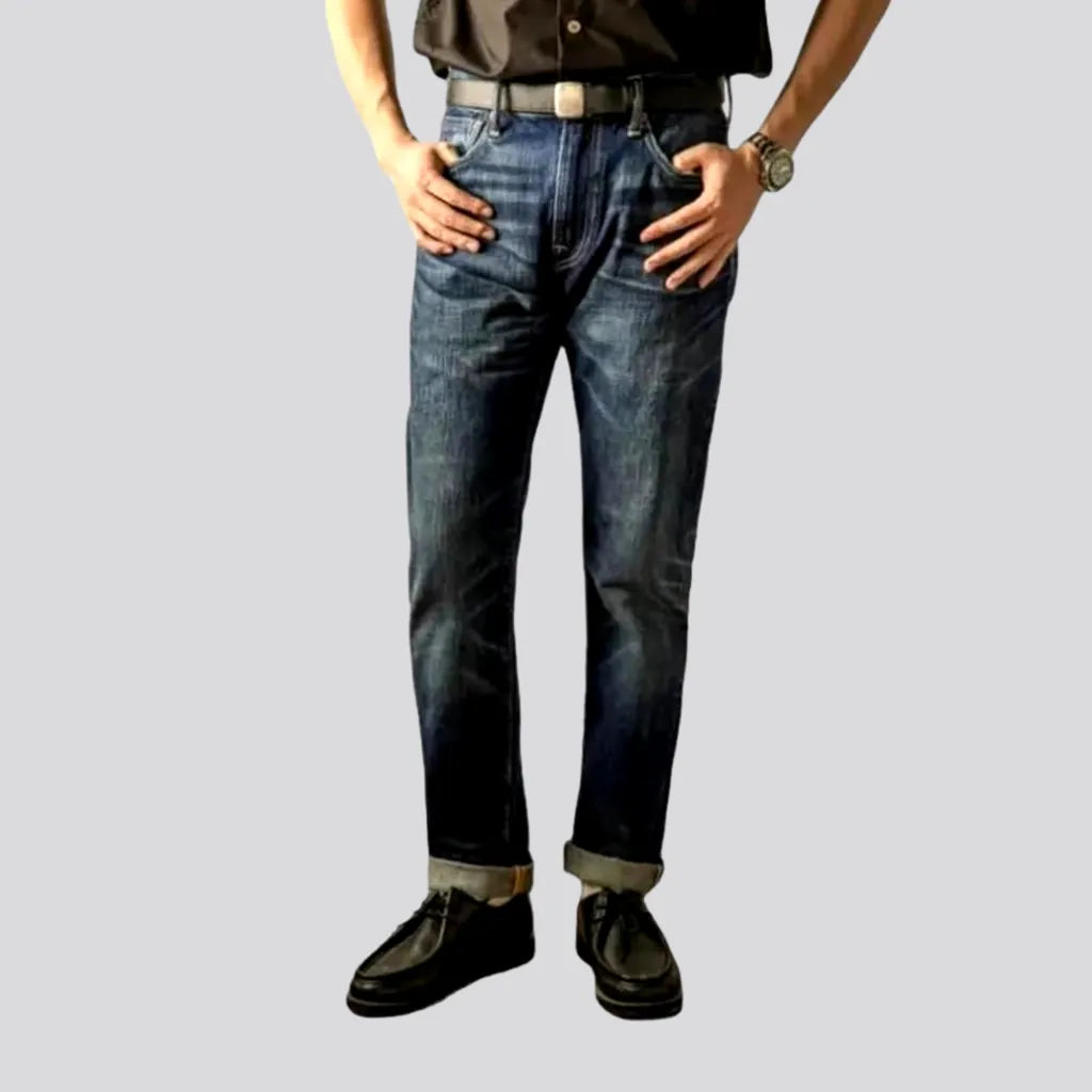16oz men's self-edge jeans | Jeans4you.shop