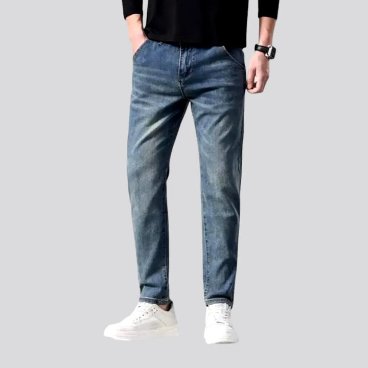 Elastic Mid Waist Men's Jeans | Jeans4you.shop