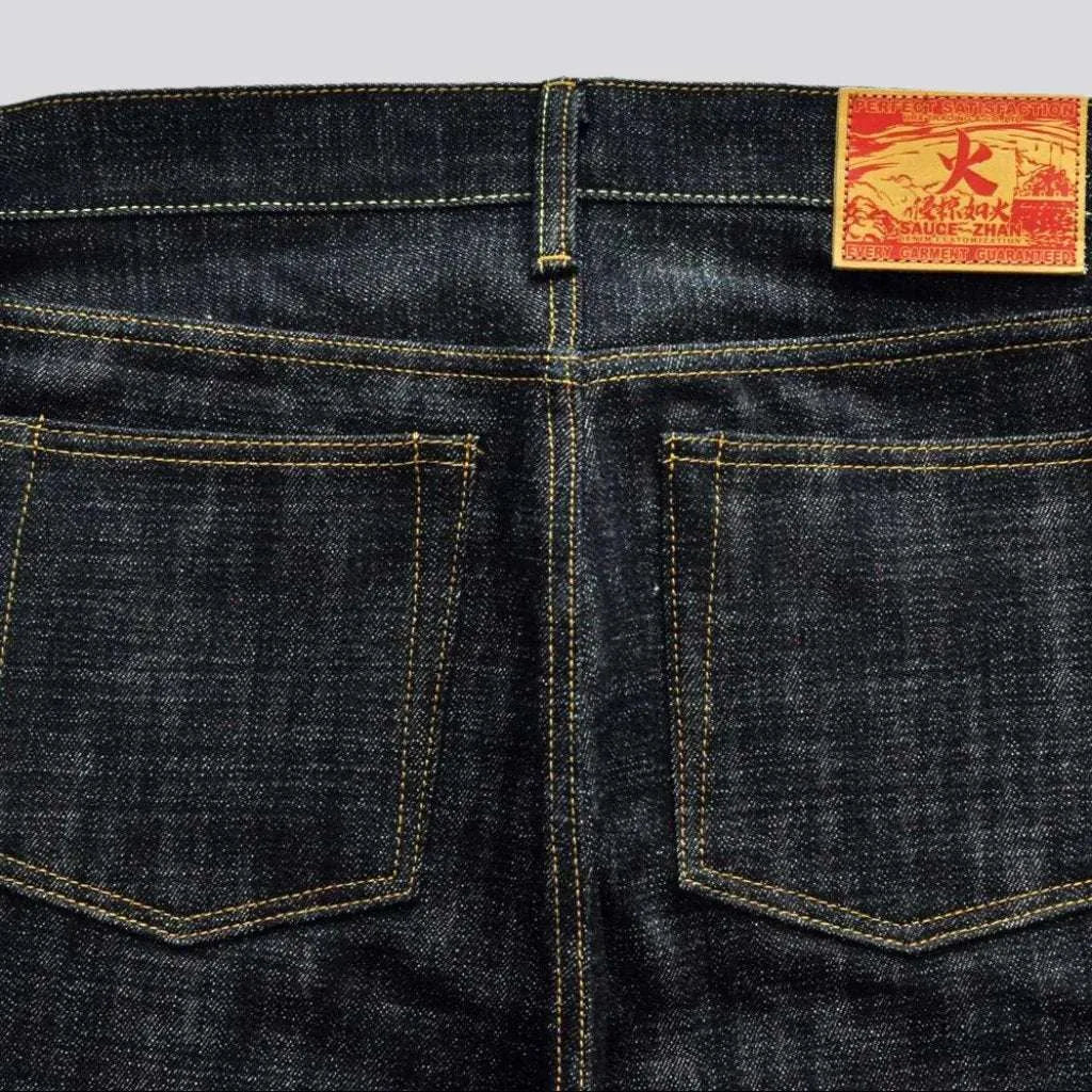 16.5oz tapered men's selvedge jeans