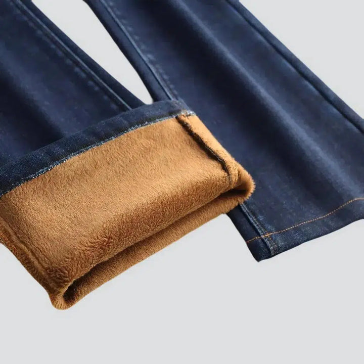 Bootcut stonewashed jeans