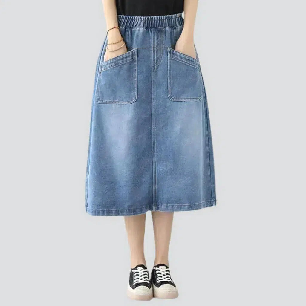 90s women's jean skirt