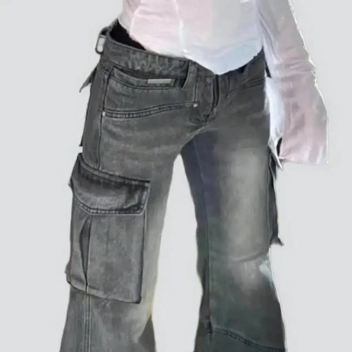 Fashion women's low-waist jeans