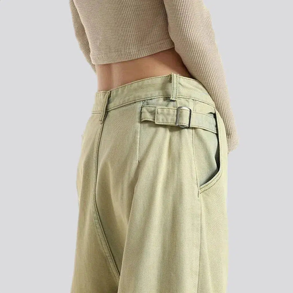 Floor-length women's y2k jeans