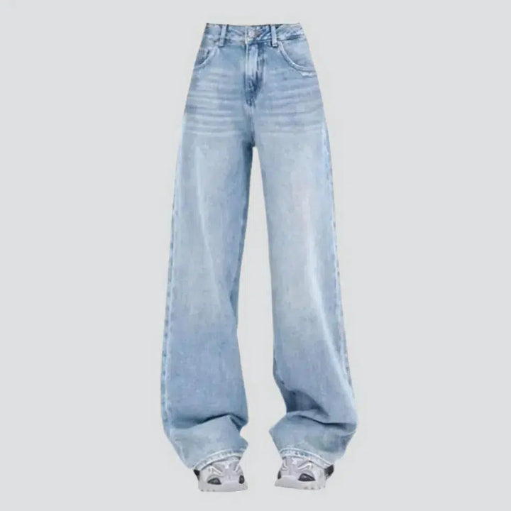 Mid-waist women's jeans