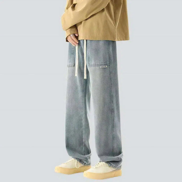 Baggy vintage men's denim pants