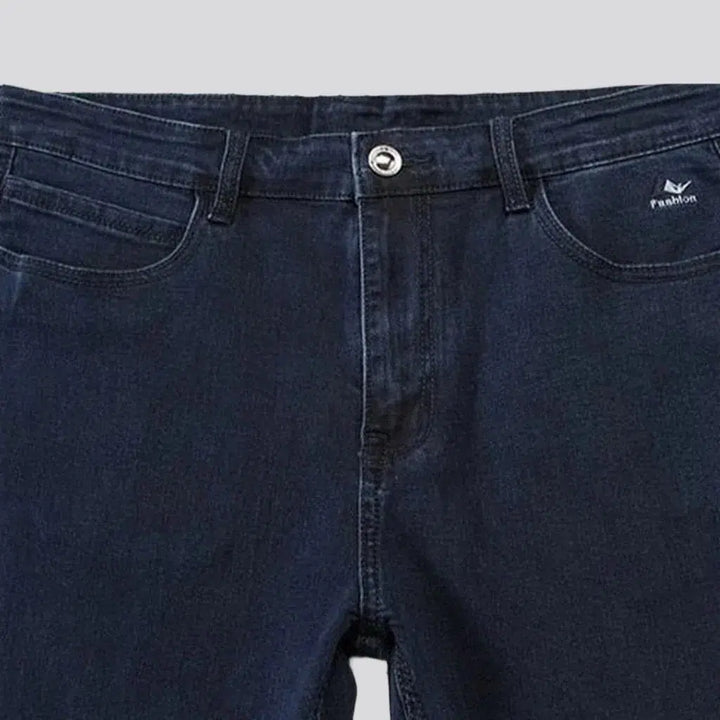 Straight thick jeans
 for men