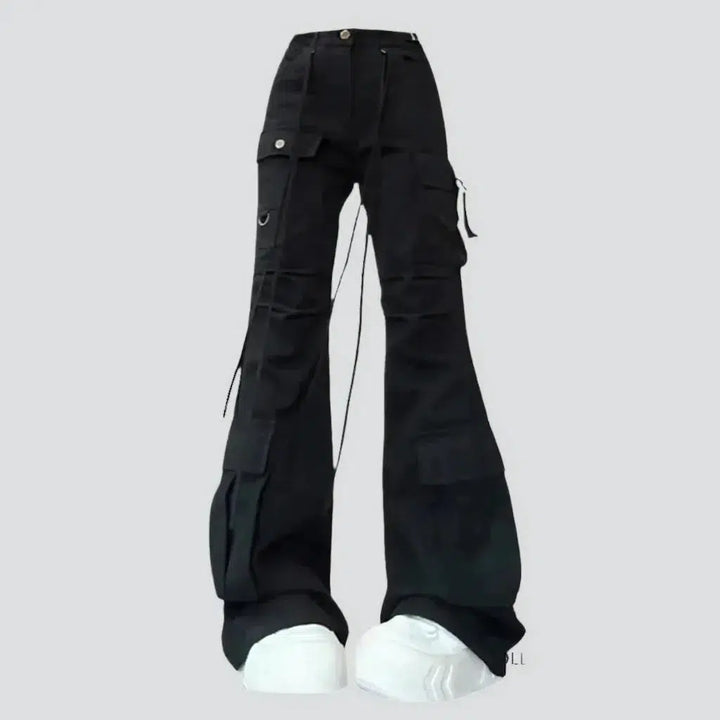 Low-waist flared jeans
 for ladies