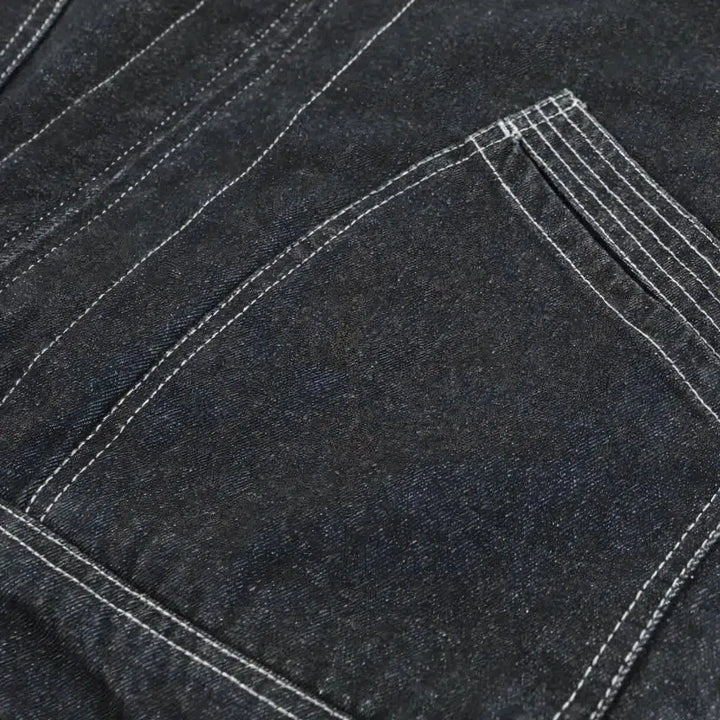 Sherpa color jean jacket
 for men