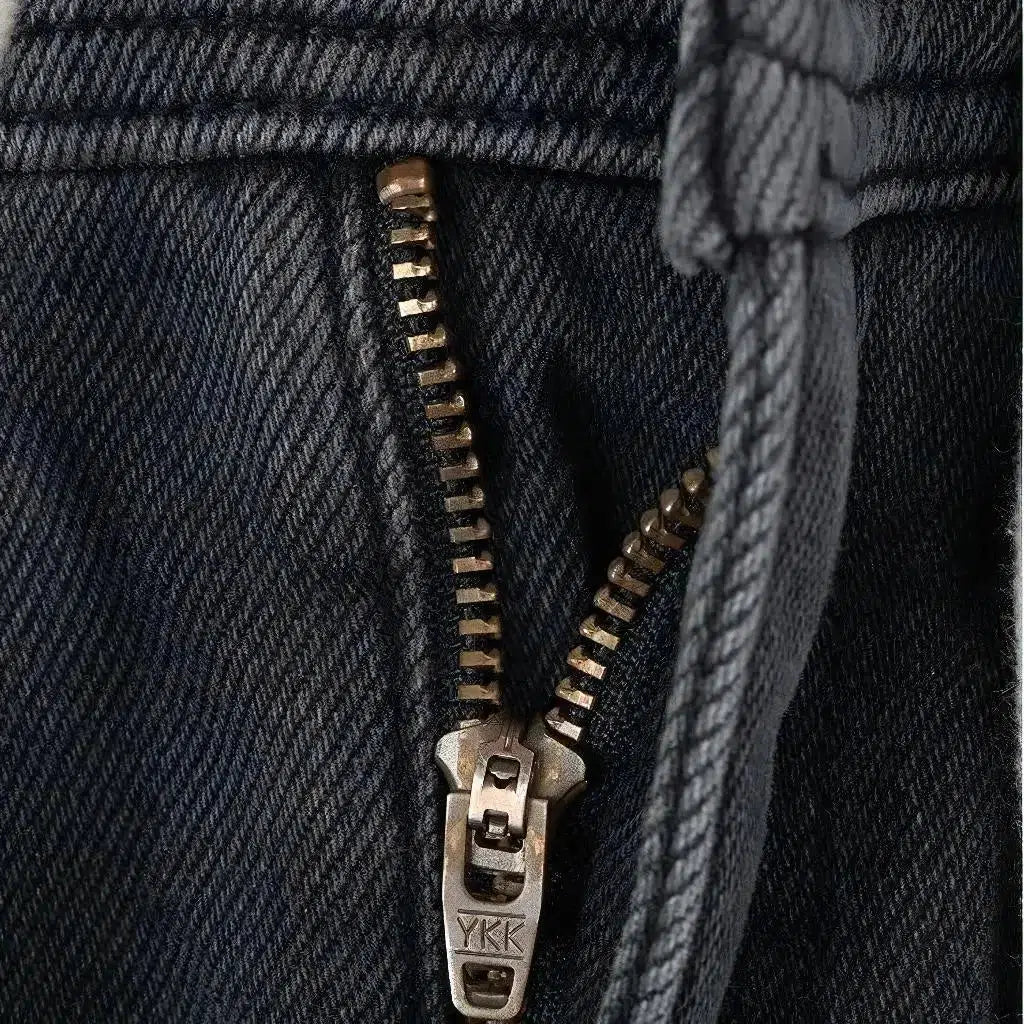 Heavyweight men's dark jeans