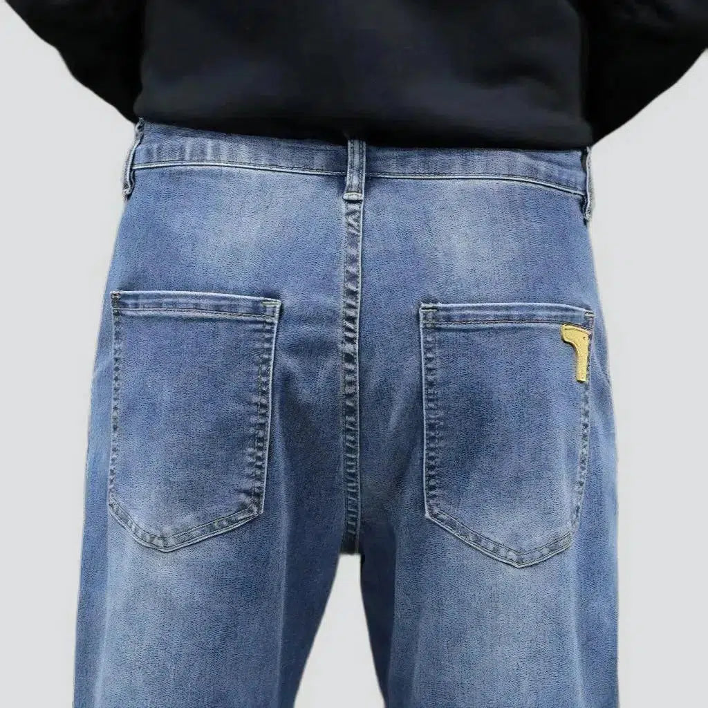 Fashion stonewashed jeans
 for men