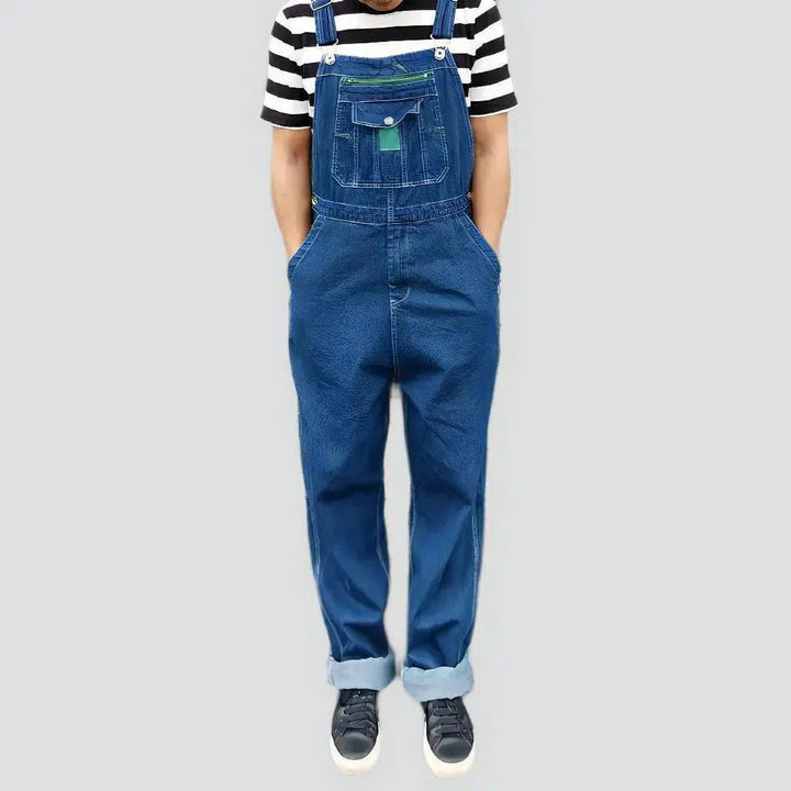 Loose men's jean overall
