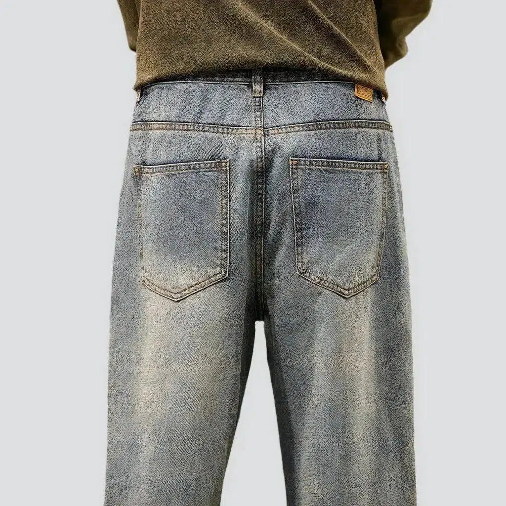 Sanded men's y2k jeans
