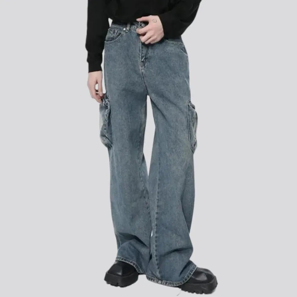 Color men's fashion jeans