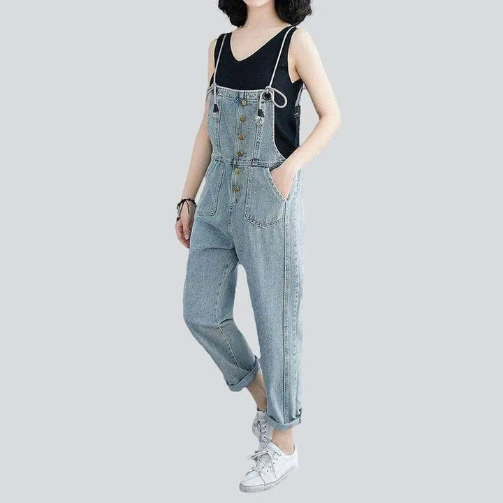 Stylish summer jeans overall