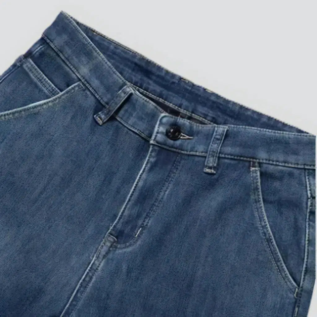 Insulated men's vintage jeans