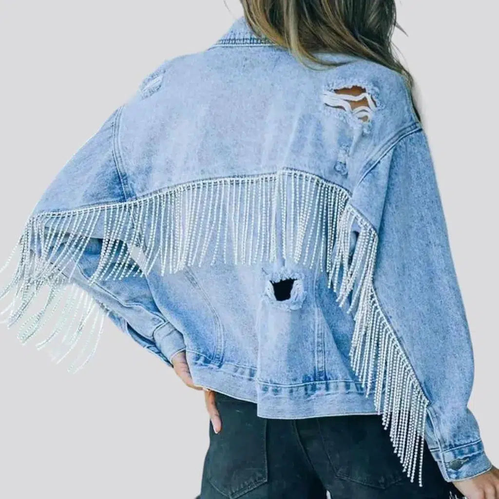 Vintage jean jacket
 for ladies
